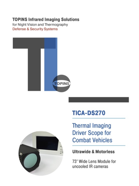 TICA-DS270 - Thermal Imaging Driver Scope for Combat Vehicles