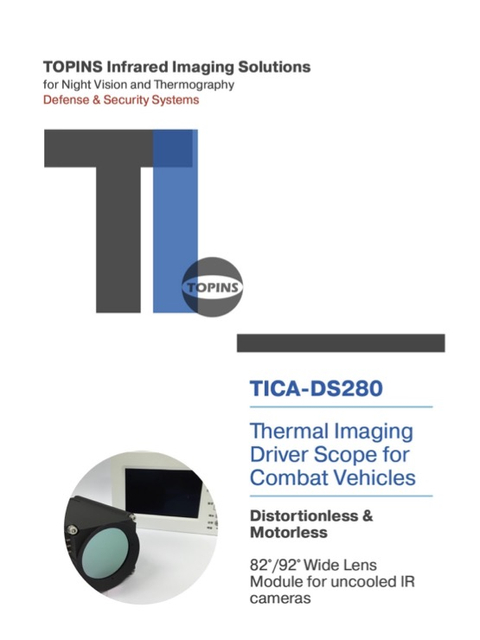 TICA-DS280 - Thermal Imaging Driver Scope for Combat Vehicles